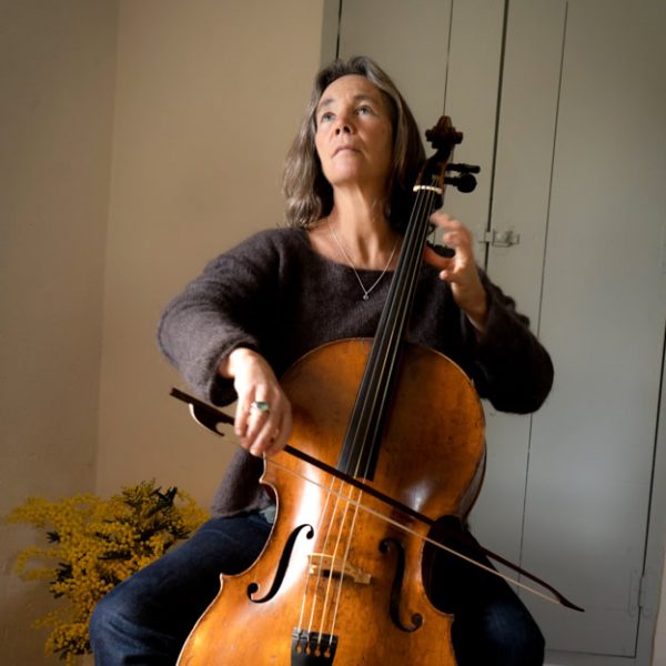 Ruth Phillips playing cello